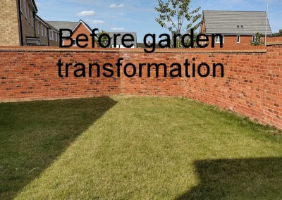 Before transformation Langford walled garden.